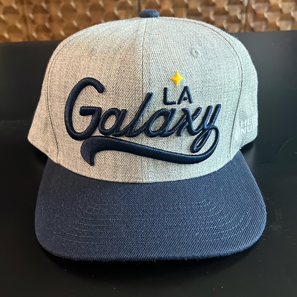 LA Galaxy embroidered adjustable baseball cap hat Mitchell and Ness snapback
